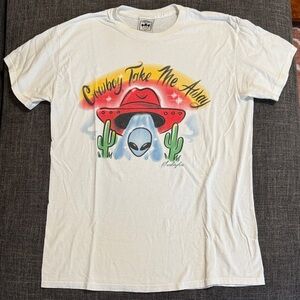 Venal Ranch “Cowboy Take Me Away” Alien Graphic Tee
